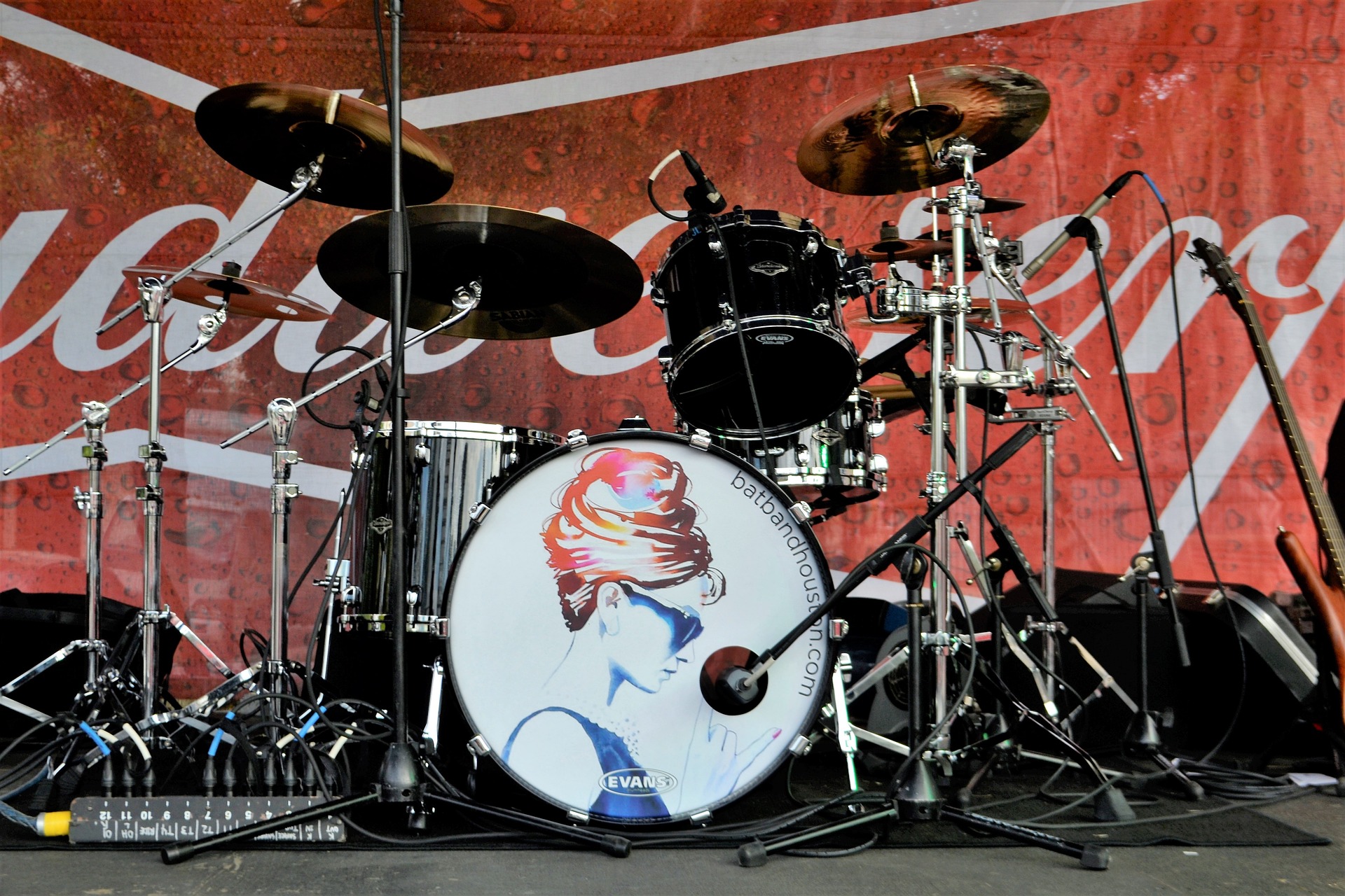 Bassdrum Aufkleber