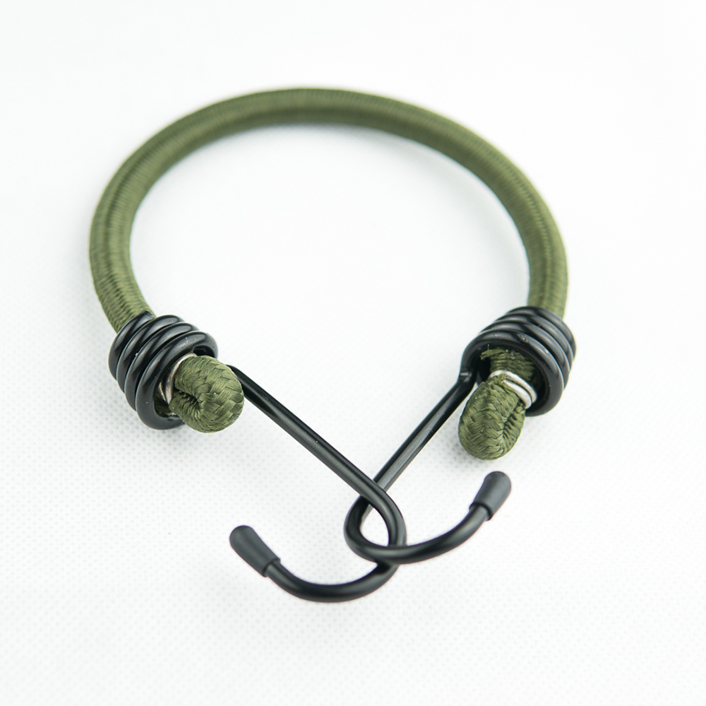 Spanngummi "Hook" mit 2 Haken - 10er Pack