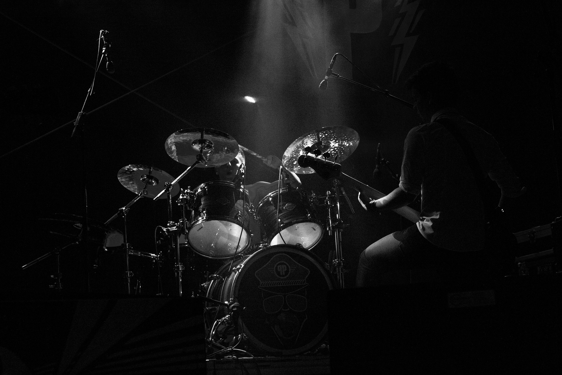 Bassdrum Aufkleber