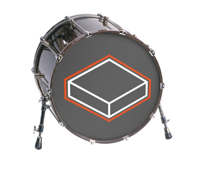 Bassdrum Aufkleber